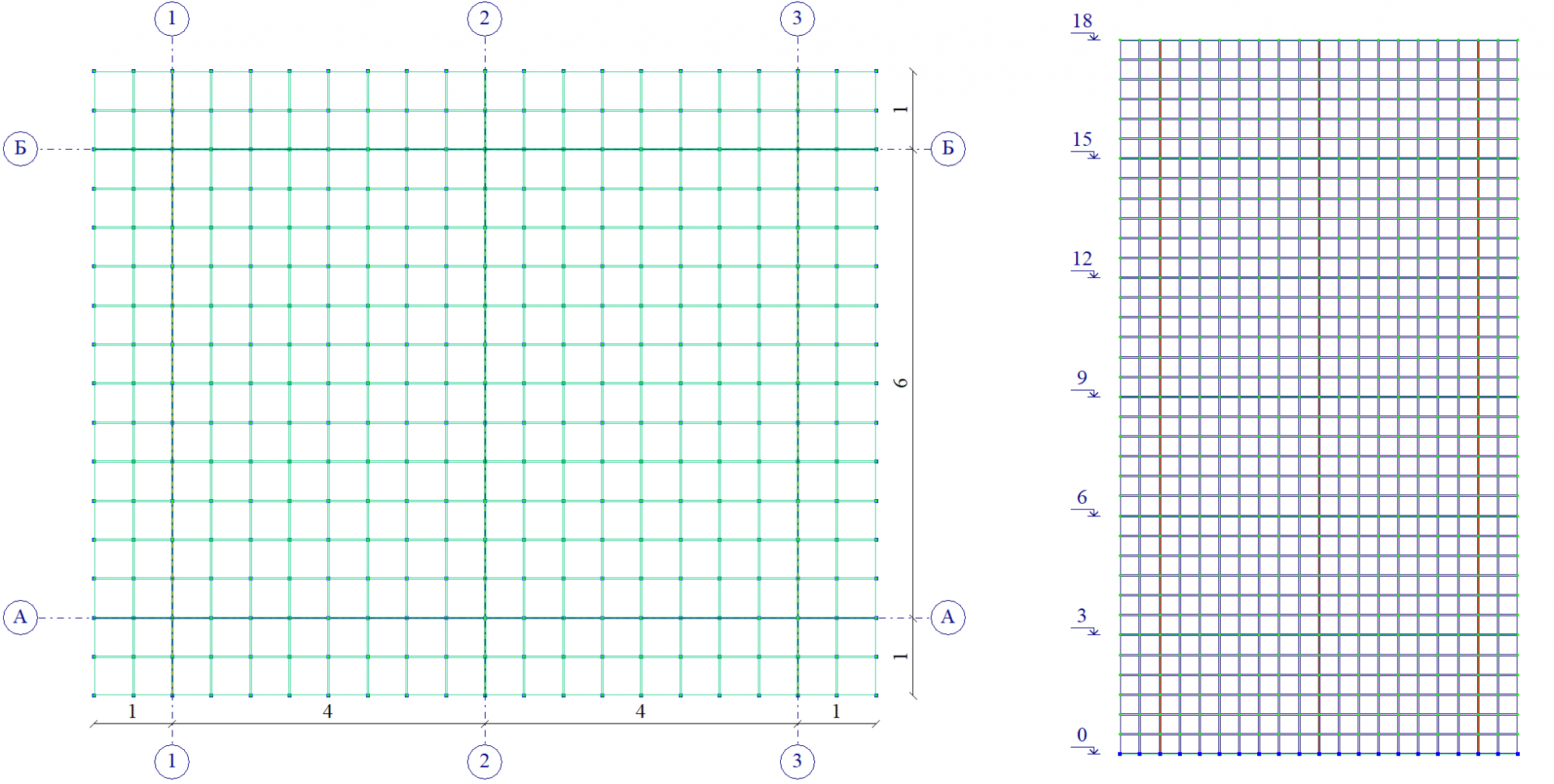 Рис. 9 Расчетная схема панельного здания.png